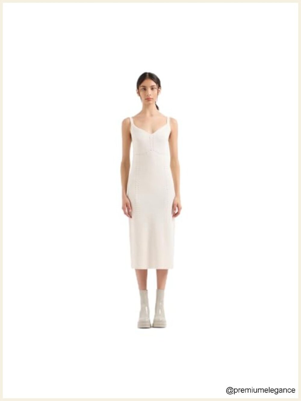 Sleeveless Mini Sheath Dress with Embroidery - V-Neck Pull-On